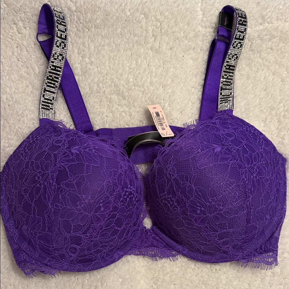 Victoria’s Secret Purple lace push up bra